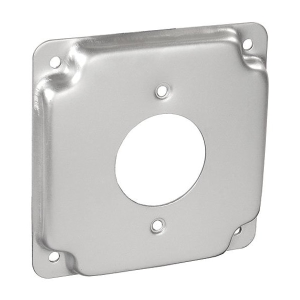 Southwire Electrical Box Cover, Square, Galvanized Steel, Raised Cover G1942 - main